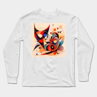 Picasso Style Bat Long Sleeve T-Shirt